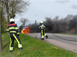 Prio 1 Brand Wegvervoer Auto Trekwei Driezum